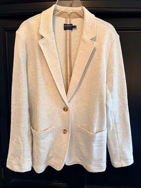 Faherty Cream Inlet Blazer